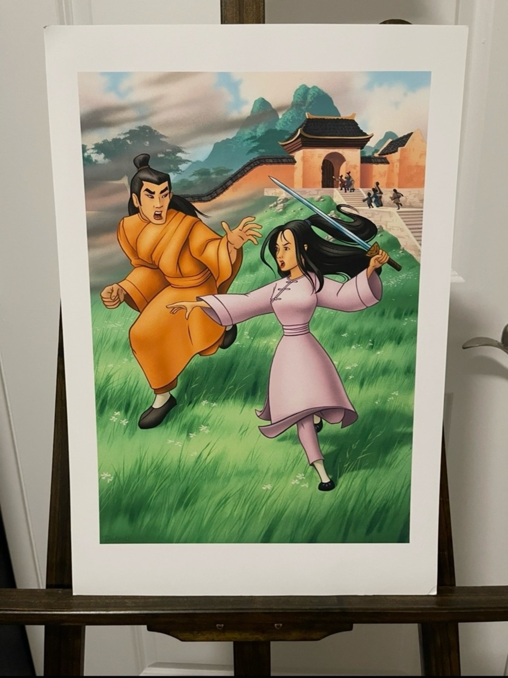 Mulan Inspired Scene Poster Print - Wall Art Fantasy Stage Productions
